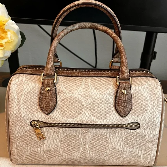 Coach Rowan in Blocked Signature Canvas - Picture 2 of 7